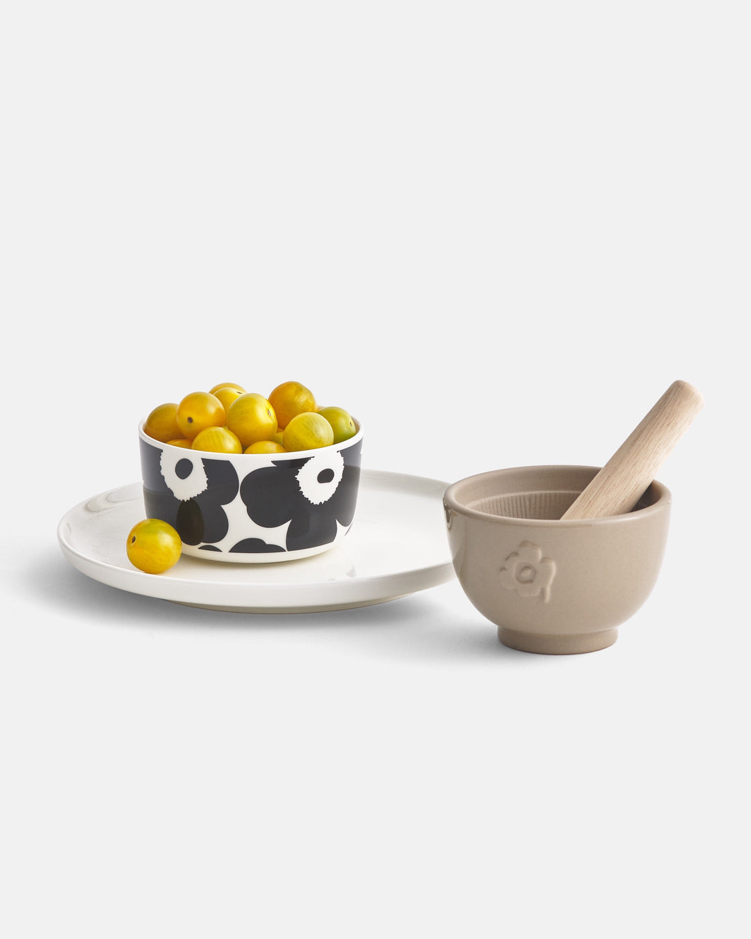 unikko bowl 5 dl - black