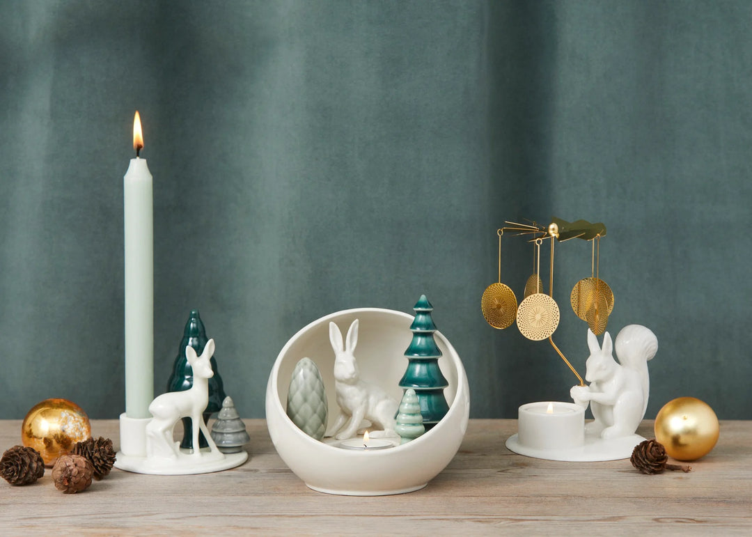Winter Stories Bambi Candlestick Holder