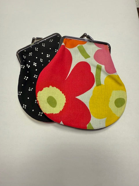 marimade double print pieni kukkaro - clip bag