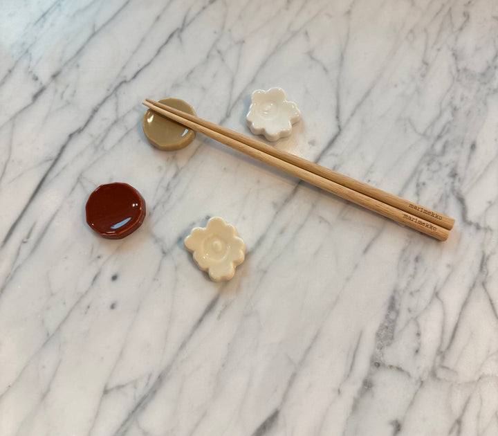 Unikko & Kivet Shaped Chopstick Rest : 4 pcs set