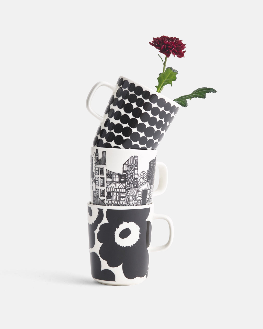 unikko mug 2,5 dl - black