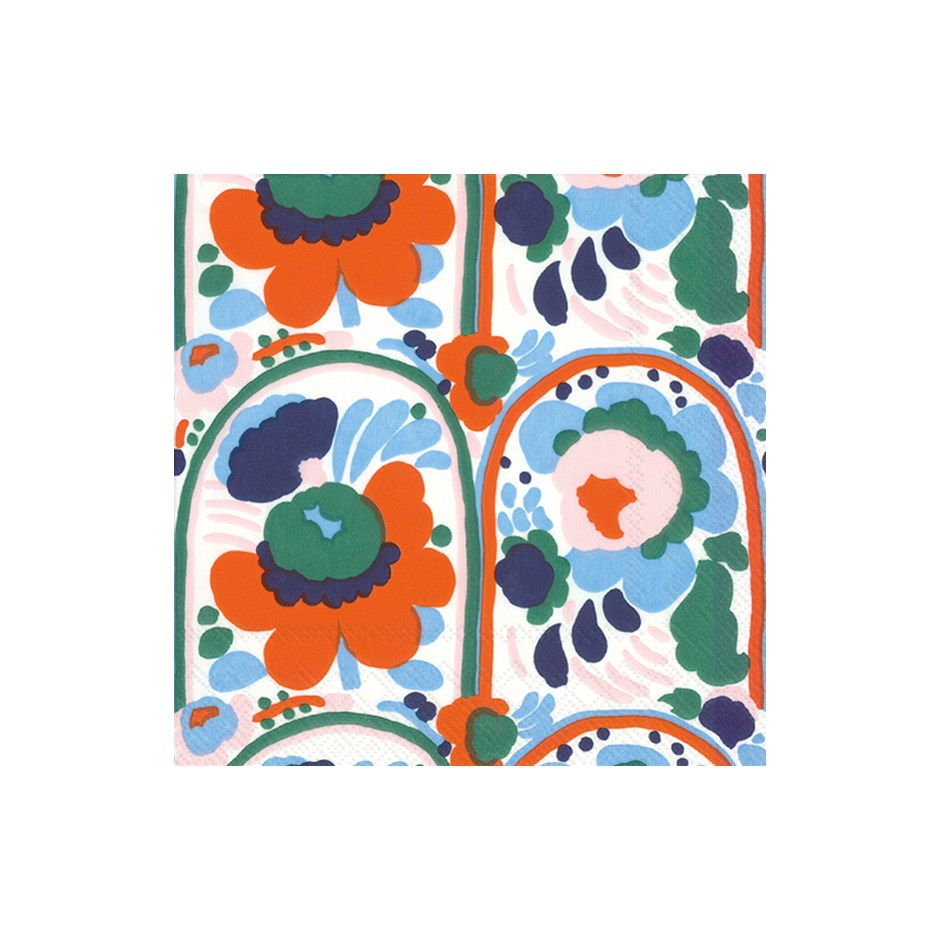 karuselli orange lunch paper napkins