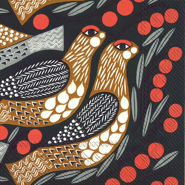 KIIRUNA Lunch Paper napkin - Dark Green