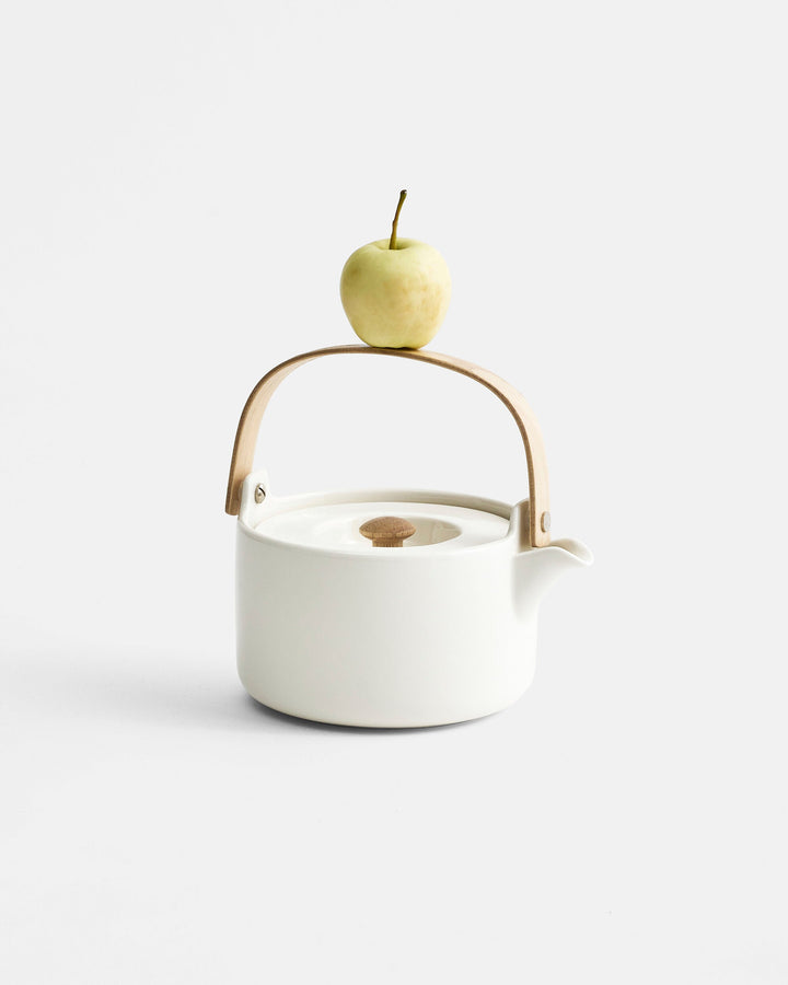 oiva white teapot 7 dl