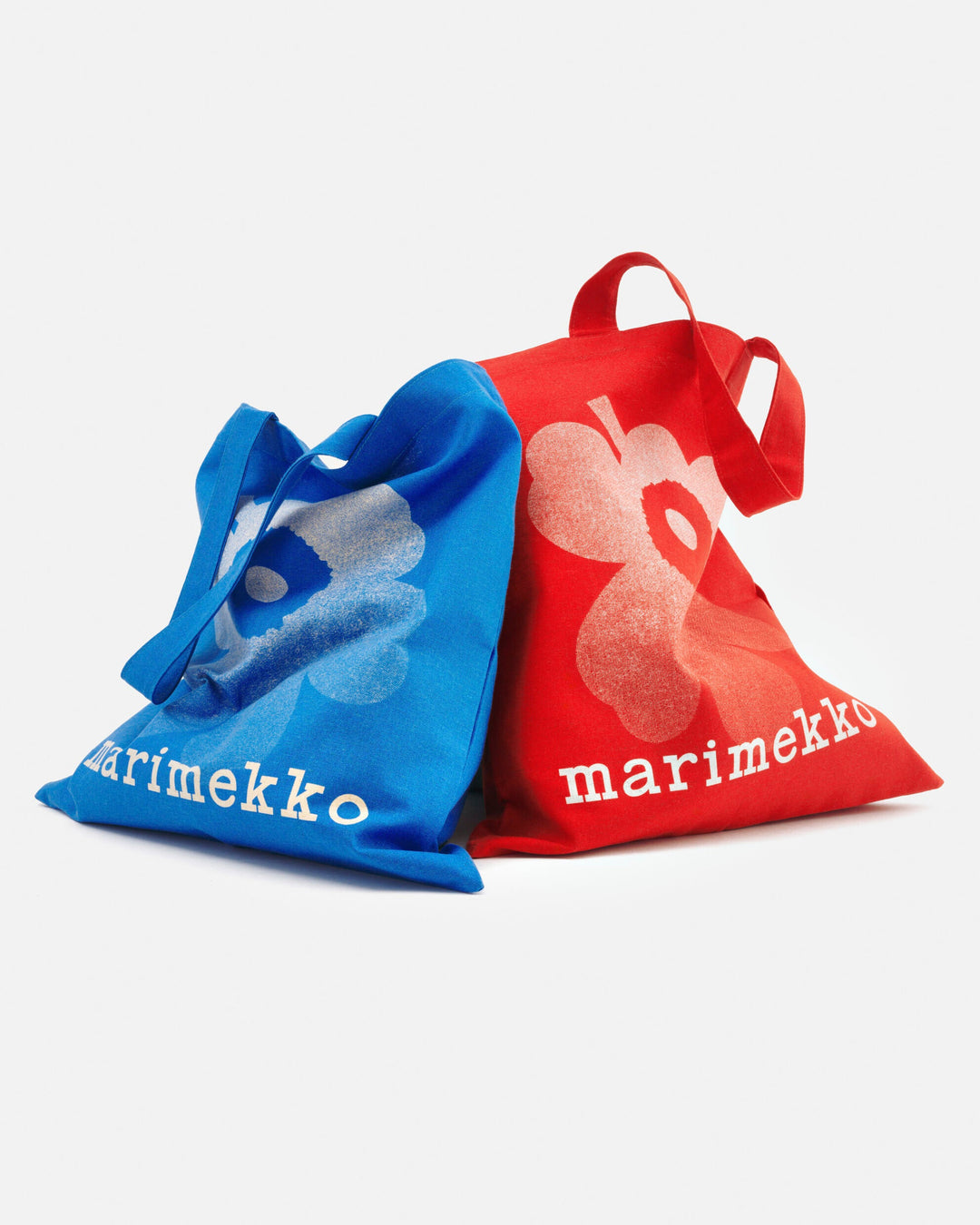 vankka unikko placement tote bag - blue