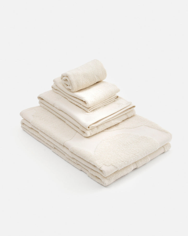 unikko guest towel - cream