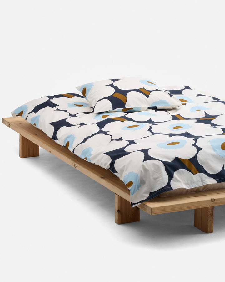 Unikko Pillow Case  - Navy