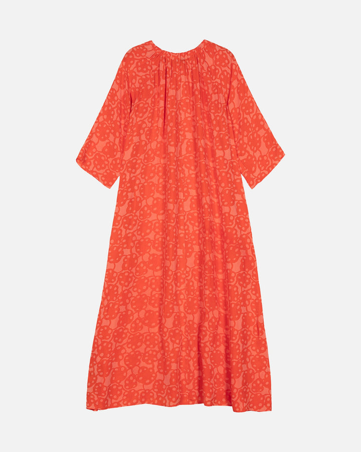 koboltti rentukka - cupro dress