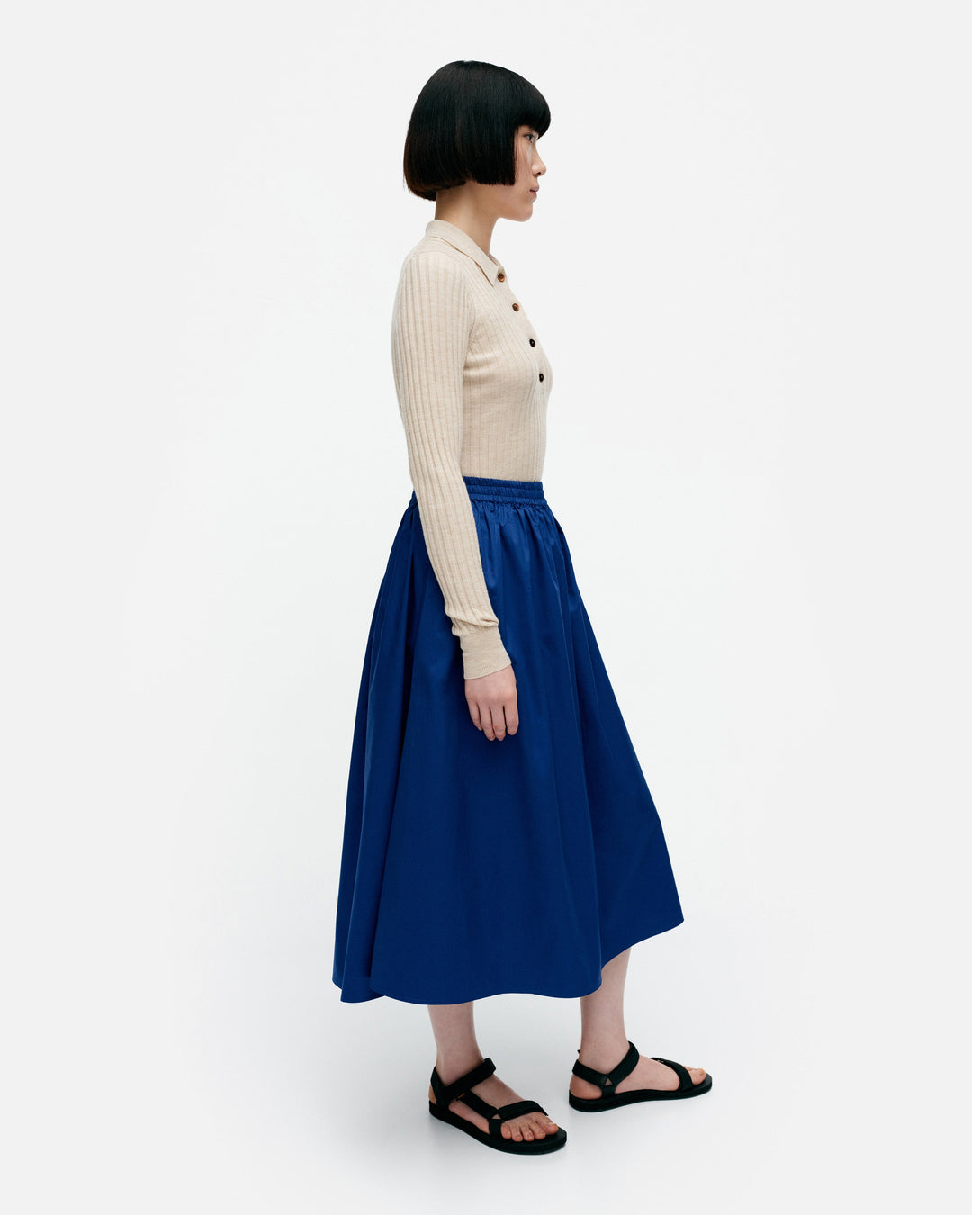 garrel solid - cotton poplin skirt (XXS)