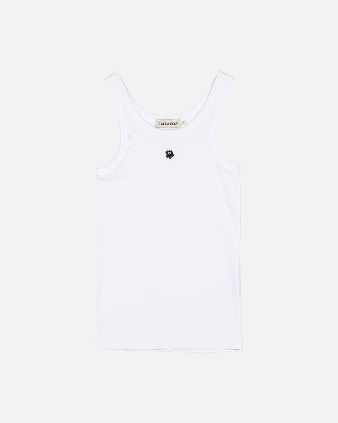 kedol unikko rib tank top - white (XL)