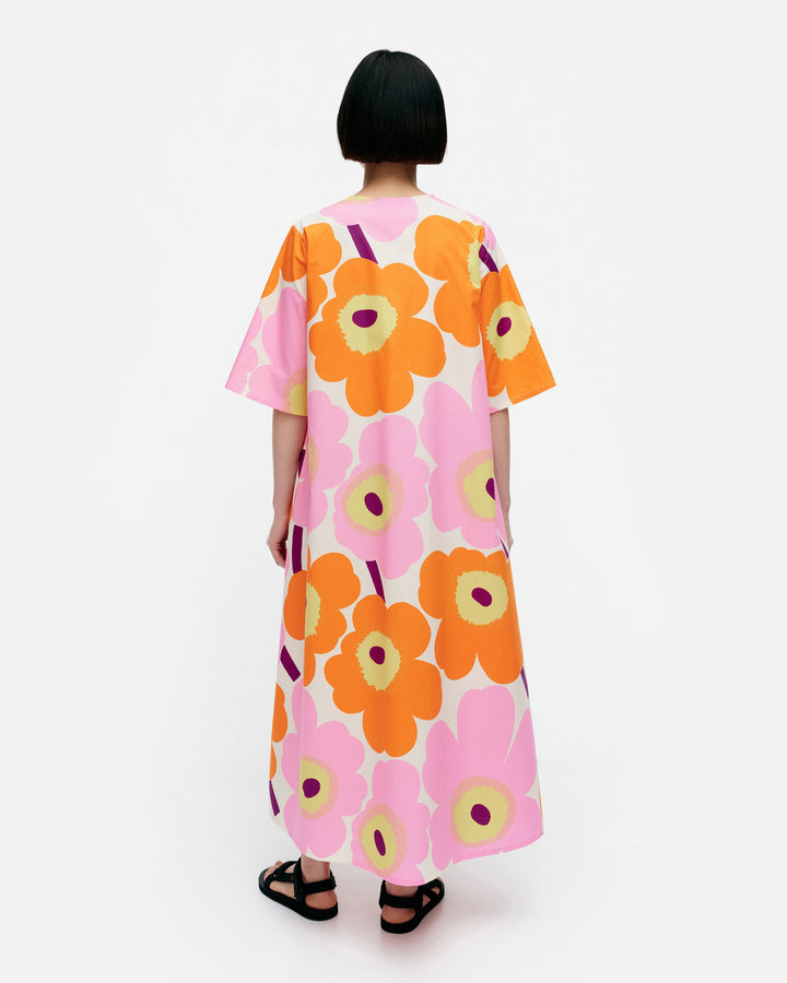 kellotus unikko cotton poplin dress