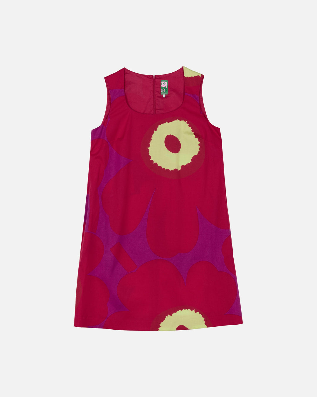 kestit unikko - cotton dress - fuchsia