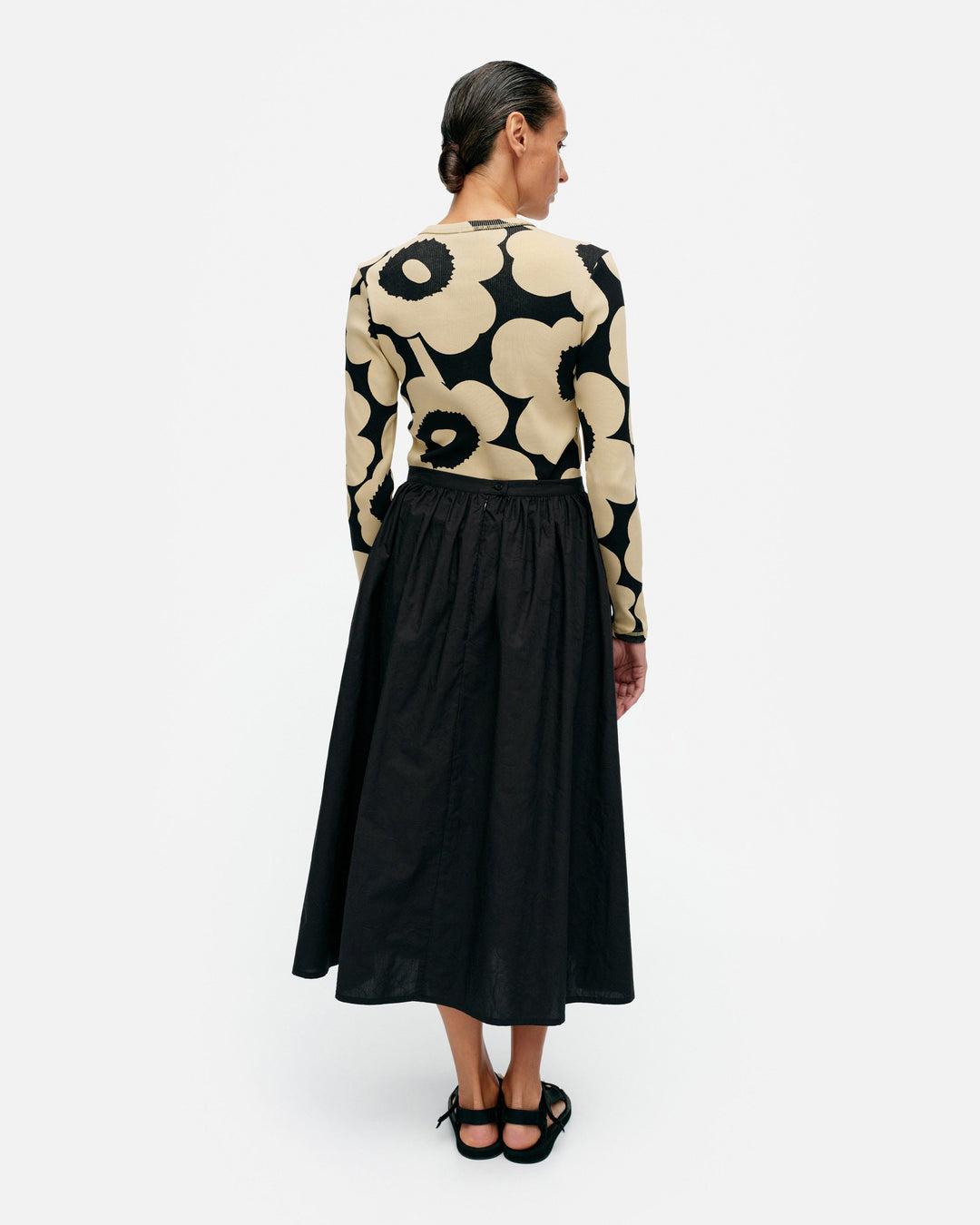 meimi mini unikko - cotton poplin skirt