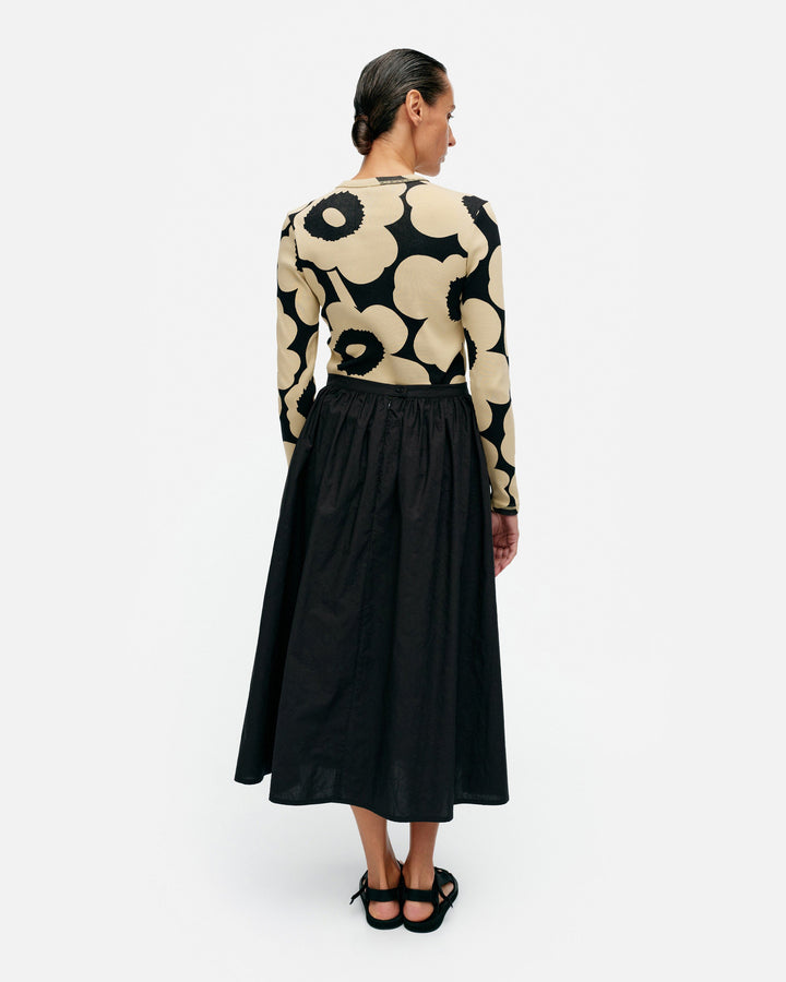 meimi mini unikko - cotton poplin skirt