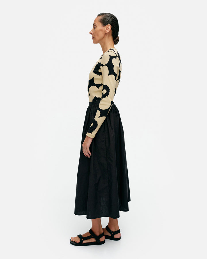 meimi mini unikko - cotton poplin skirt