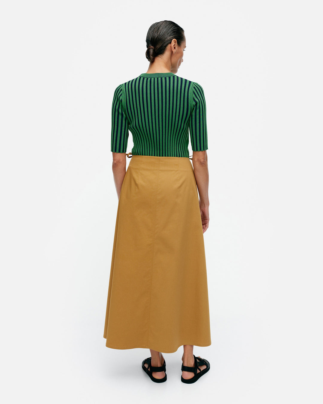 raate solid - cotton wrap skirt