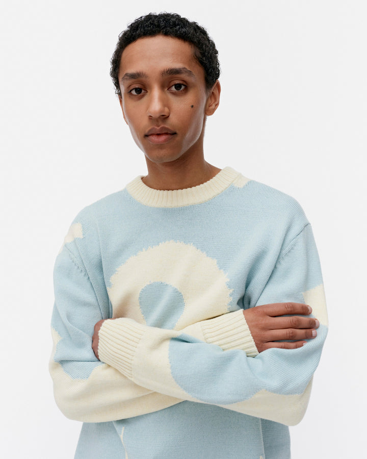 kioski neutra unikko knit jumper - teal