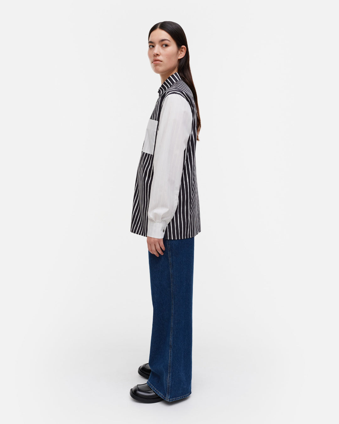 kioski jokapoika unisex shirt multi - black/white
