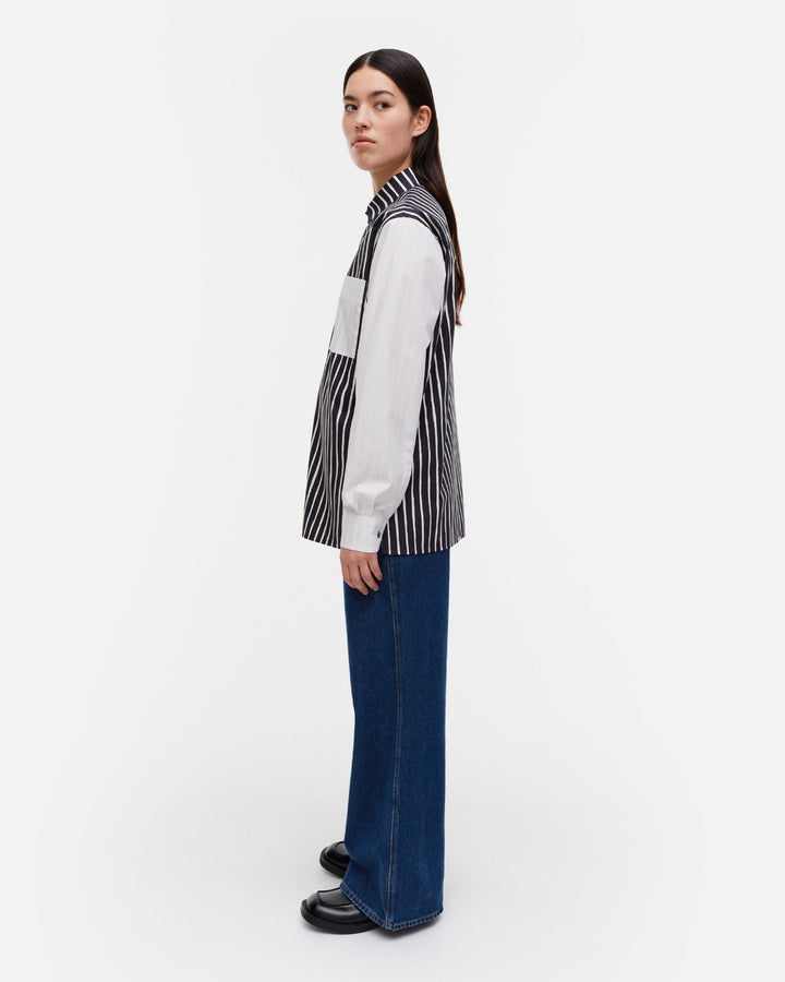 kioski jokapoika unisex shirt multi - black/white