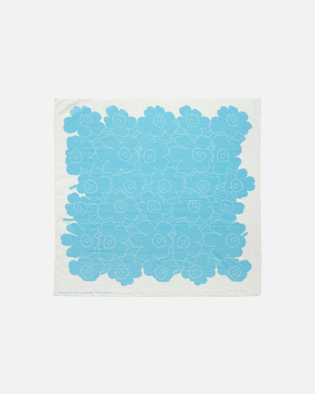 keskiö piirto unikko scarf - light blue
