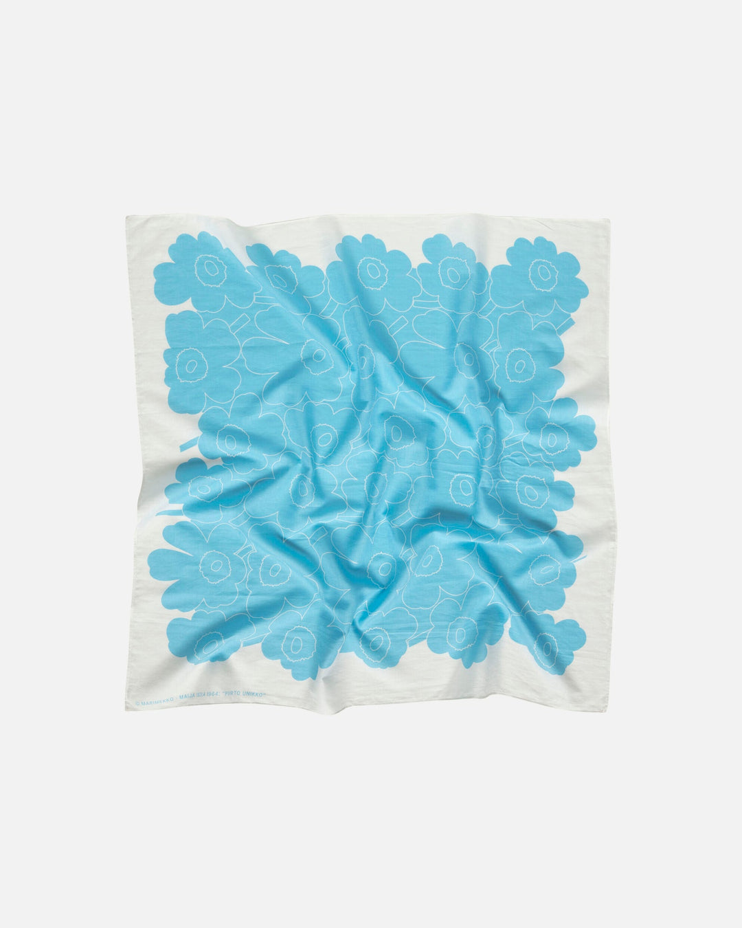 keskiö piirto unikko scarf - light blue