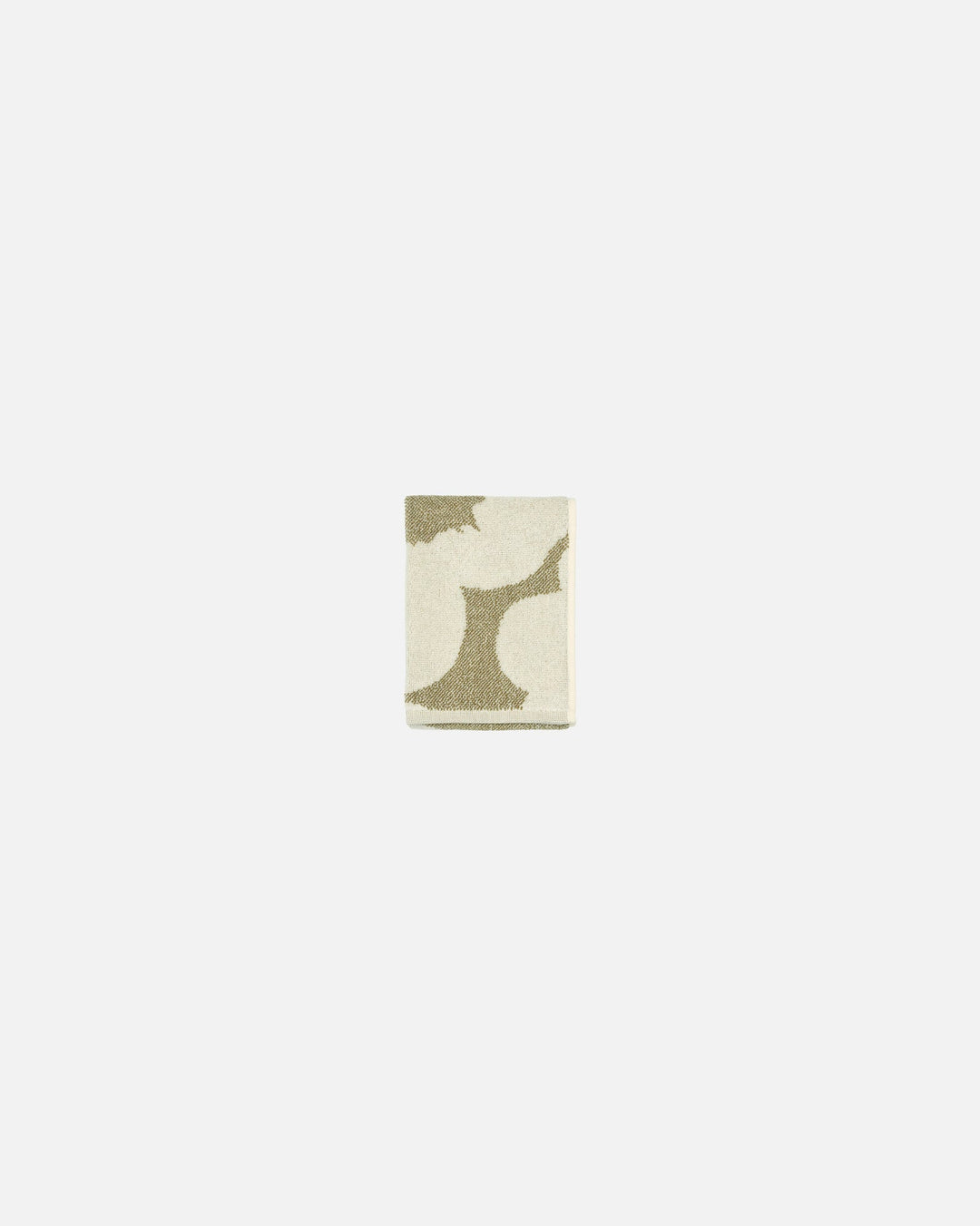 unikko guest towel - green umber