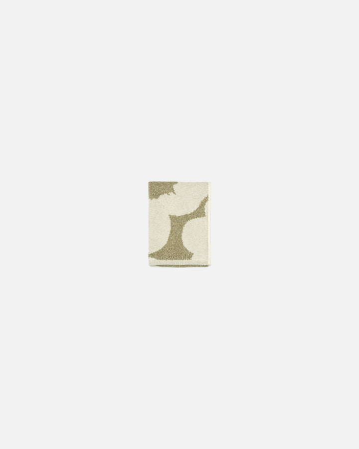 unikko guest towel - green umber
