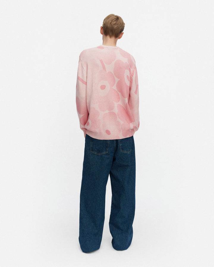 puuteri unikko kioski knitted pullover - pink