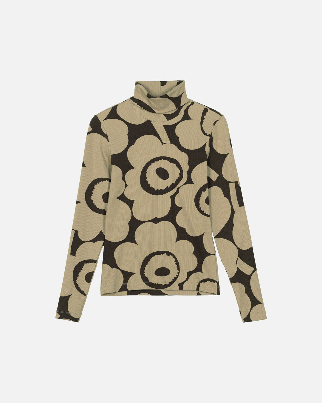 emali unikko turtleneck shirt - brown