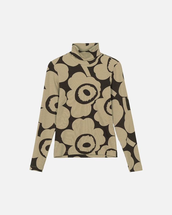 emali unikko turtleneck shirt - brown