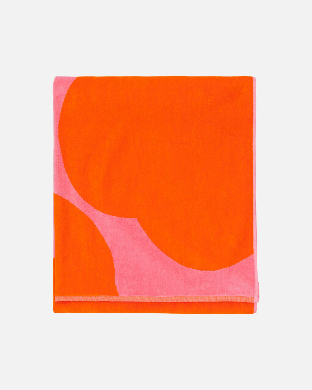 Iso Unikko Beach Towel - Orange/Pink