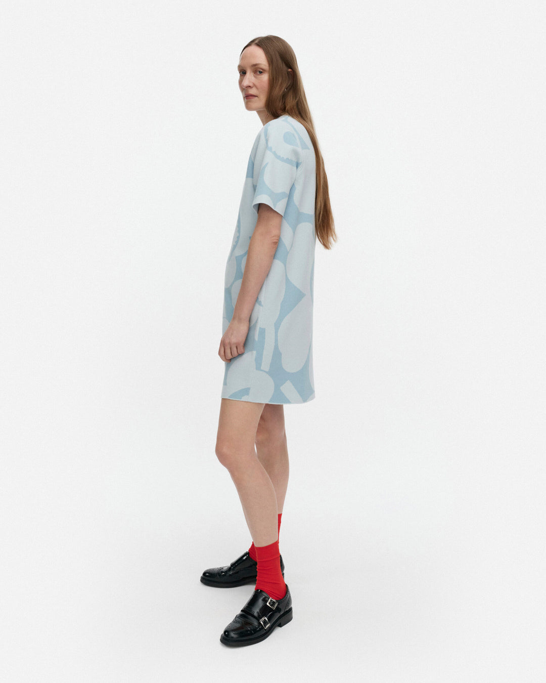 mahdollisuus unikko knitted dress