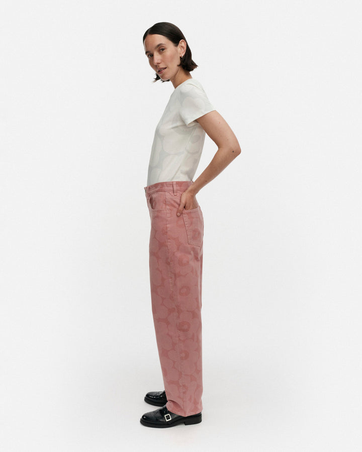 maridenim barrel jeans unikko long - pink