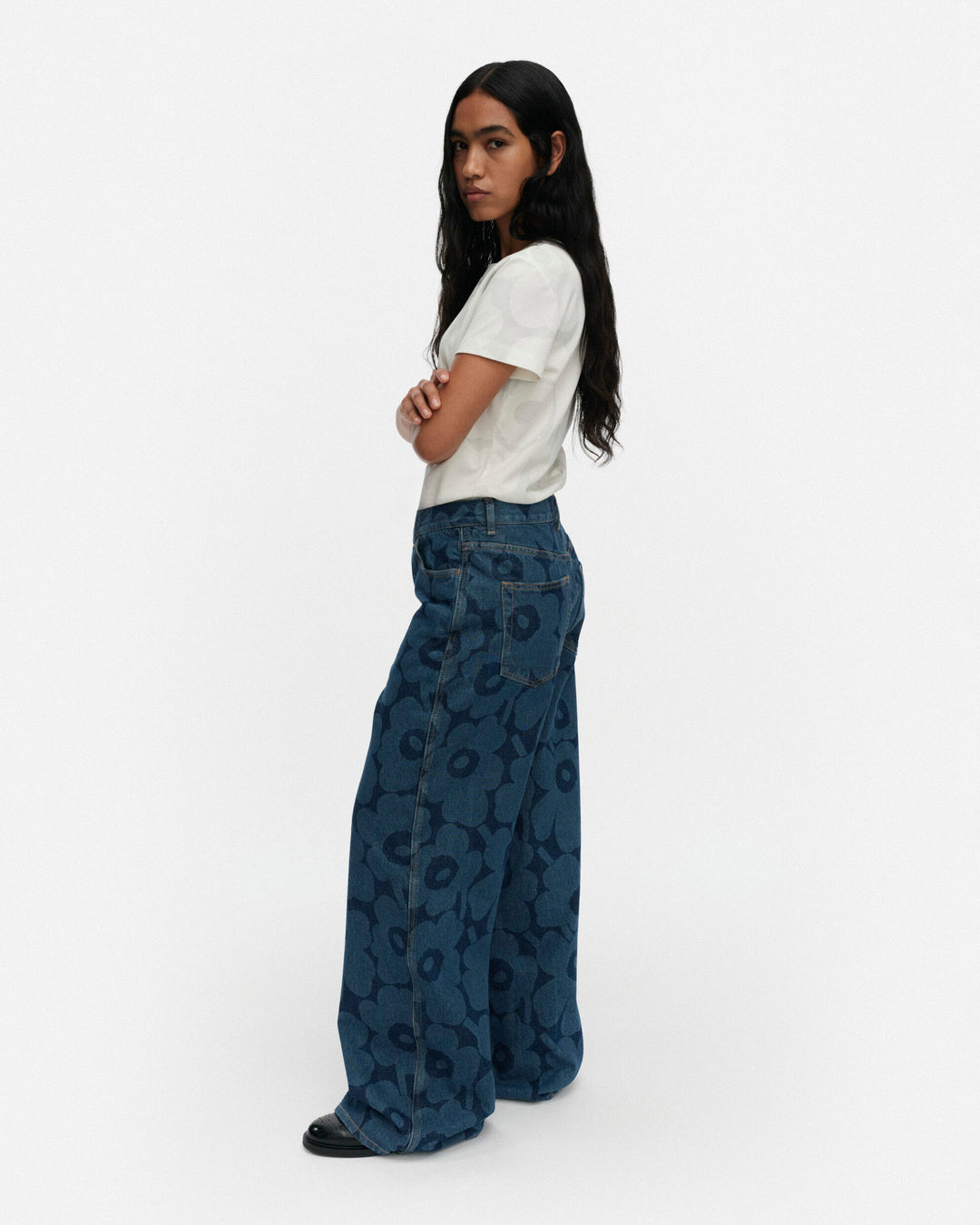 maridenim wide jeans unikko - indigo