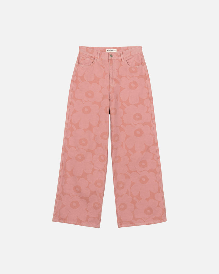 maridenim wide jeans unikko - pink