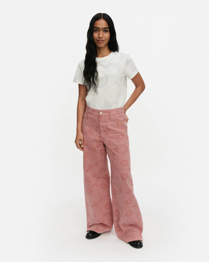 maridenim wide jeans unikko - pink