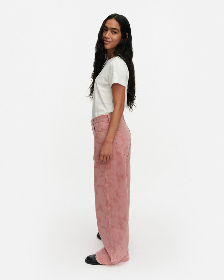 maridenim wide jeans unikko - pink