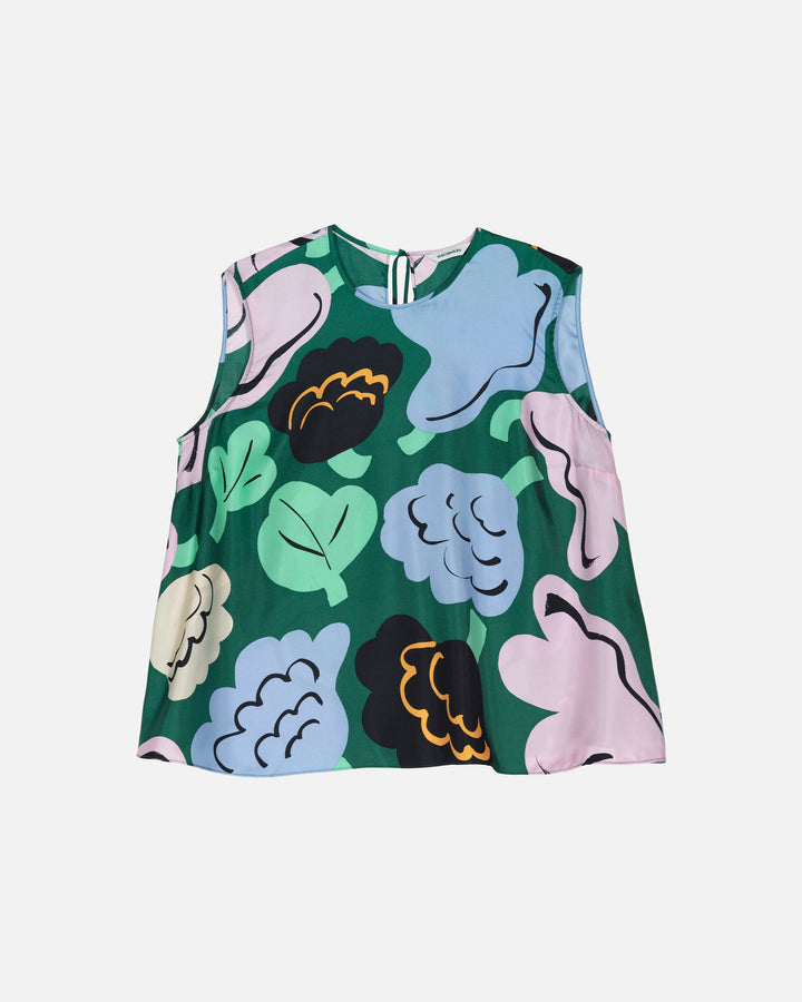 katoava kukasta kukkaan silk top