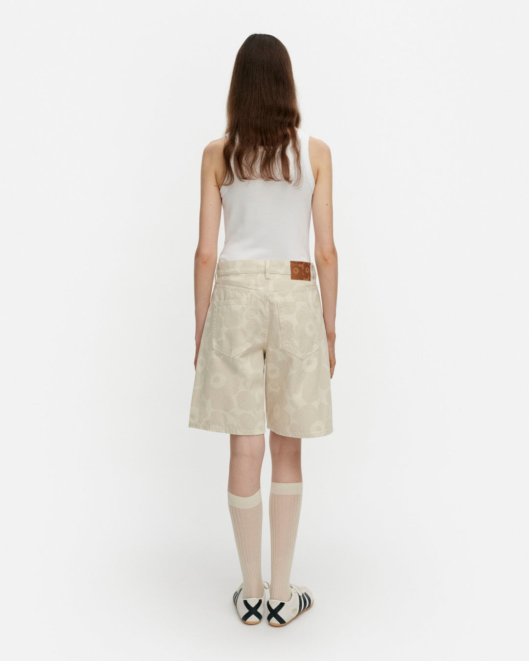 maridenim marssi unikko shorts - white
