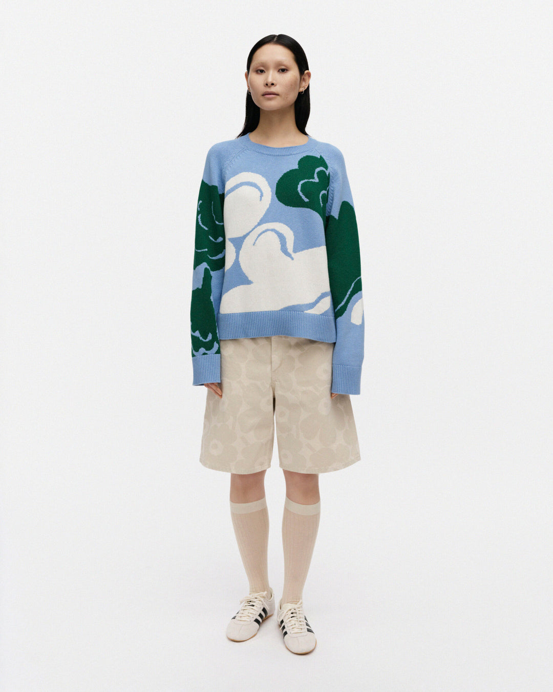 maridenim marssi unikko shorts - white