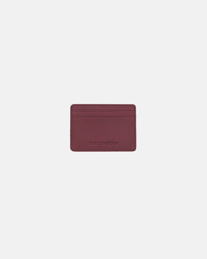 Unikko Card Holder - Maroon