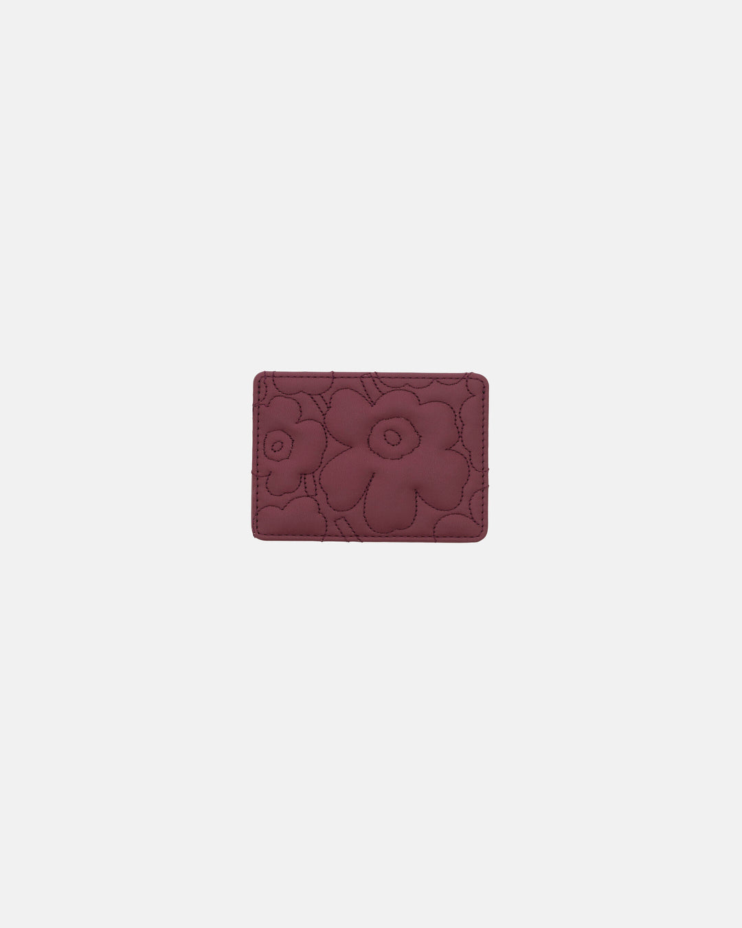 Unikko Card Holder - Maroon