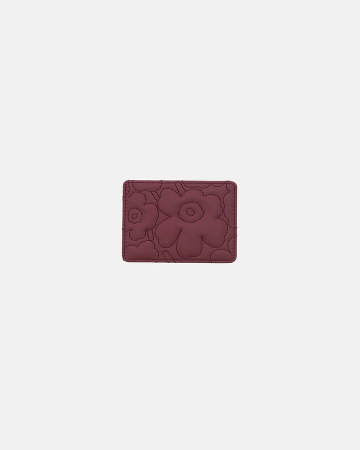 Unikko Card Holder - Maroon