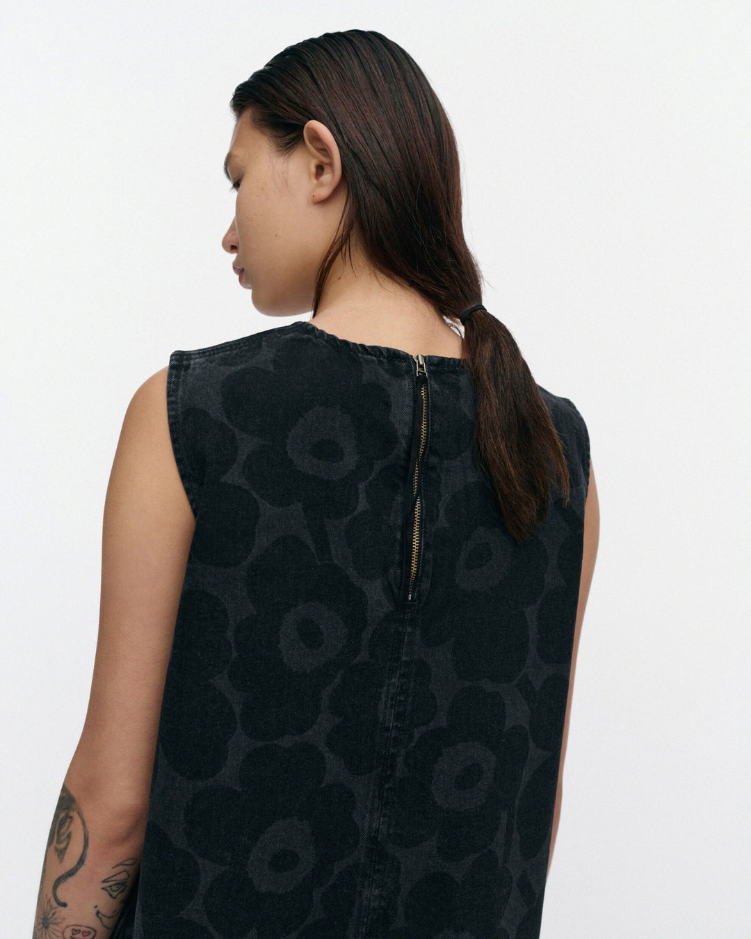 Maridenim Somasti Unikko Denim Dress - Black