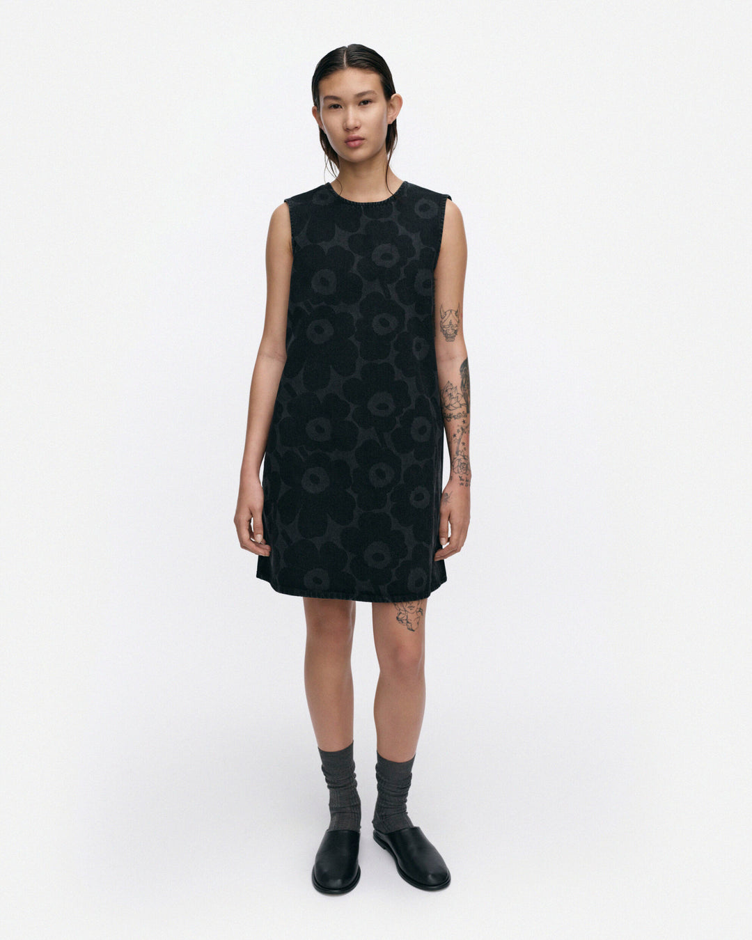 Maridenim Somasti Unikko Denim Dress - Black