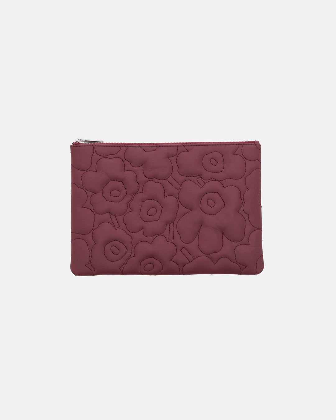 Unikko Pouch Clutch Bag - Maroon