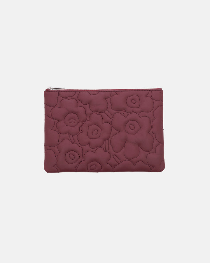 Unikko Pouch Clutch Bag - Maroon