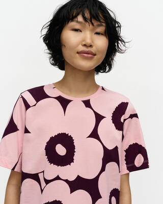 Tunnit Unikko T-shirt - Pink / Purple