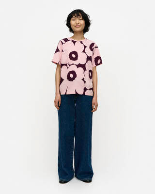 Tunnit Unikko T-shirt - Pink / Purple