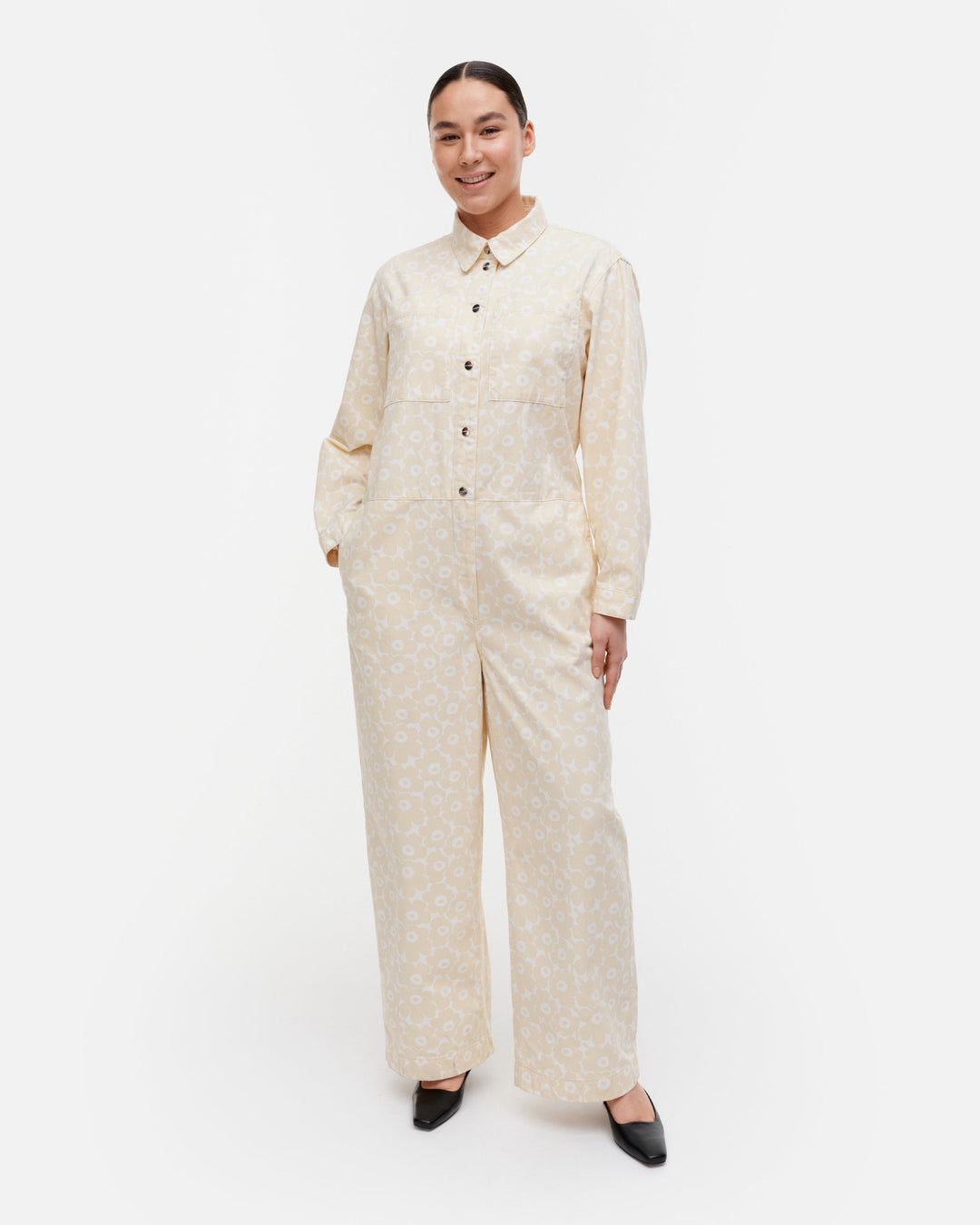 papaver unikko - cotton overall - cream